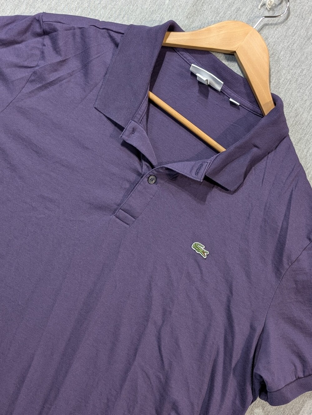 Lacoste Regular Fit Polo Shirt Men's XXL Purple